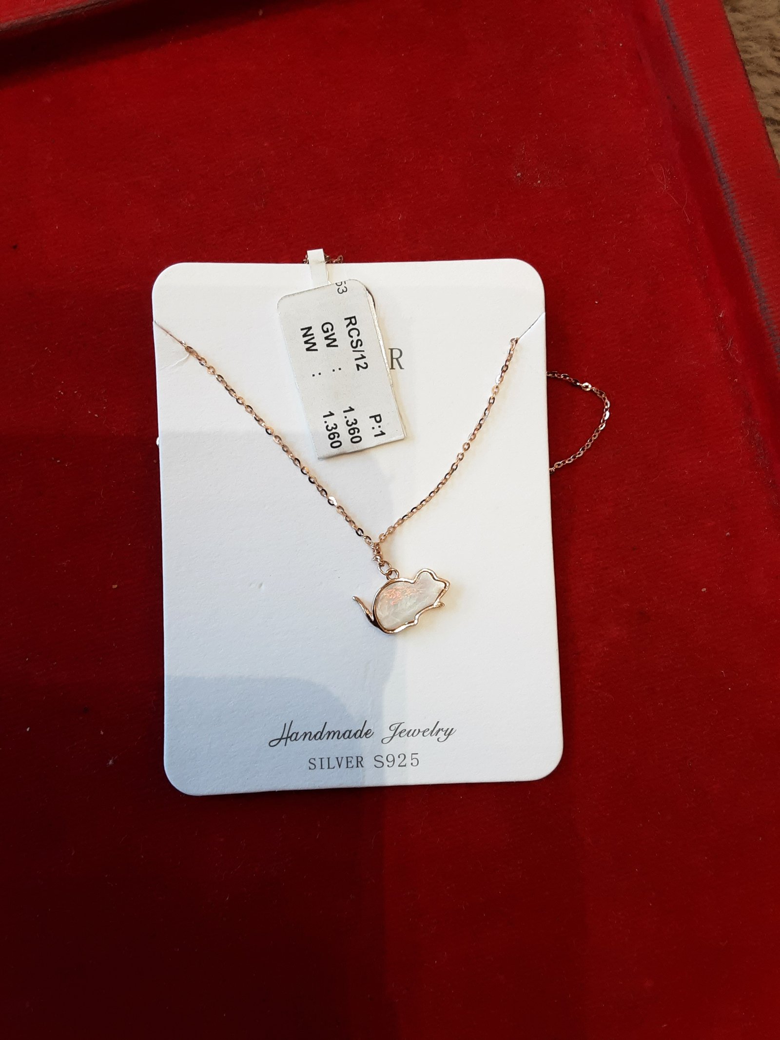 ROSE GOLD CHAIN  silver 92.5
